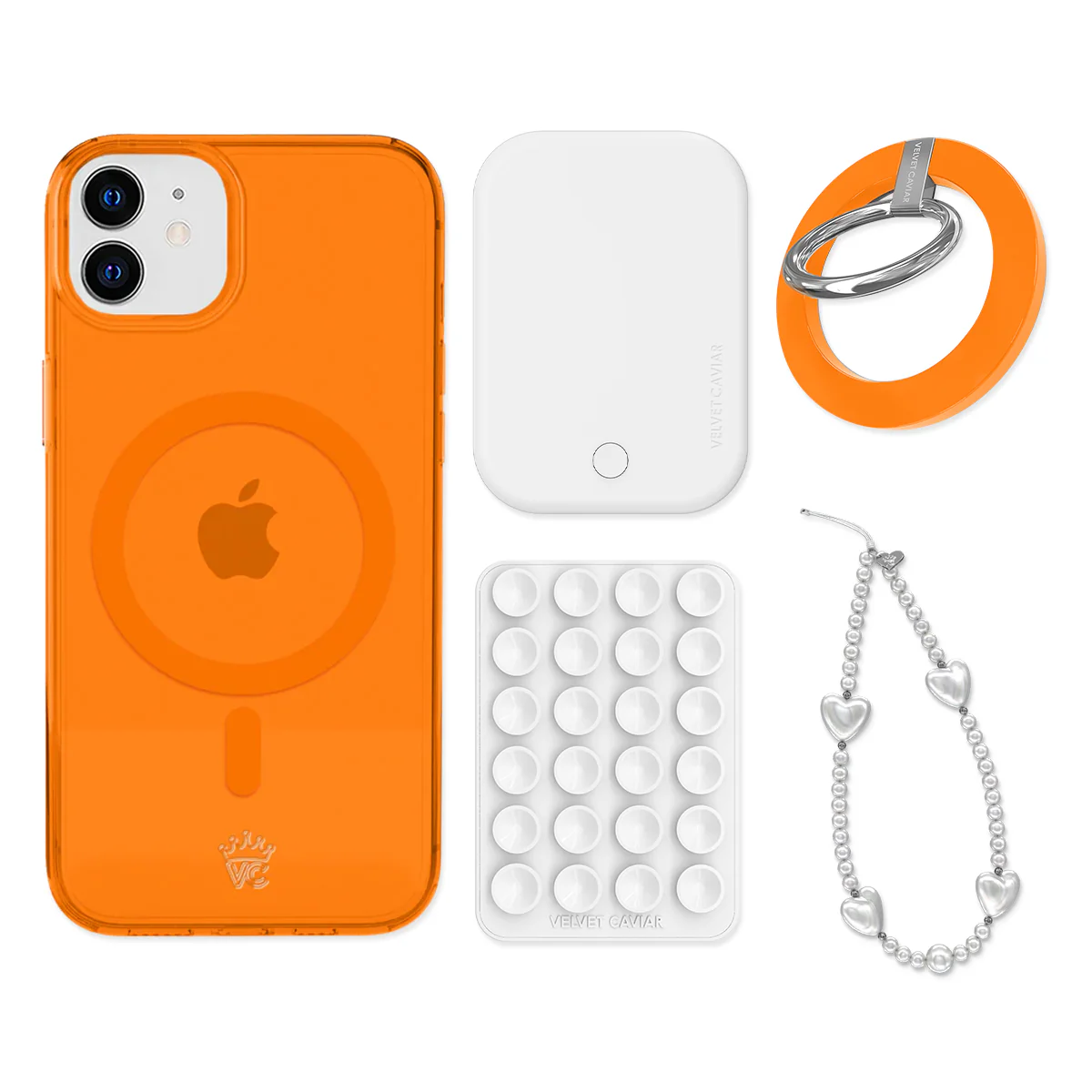 Neon Orange iPhone Bundle Set - Grip - Image 16