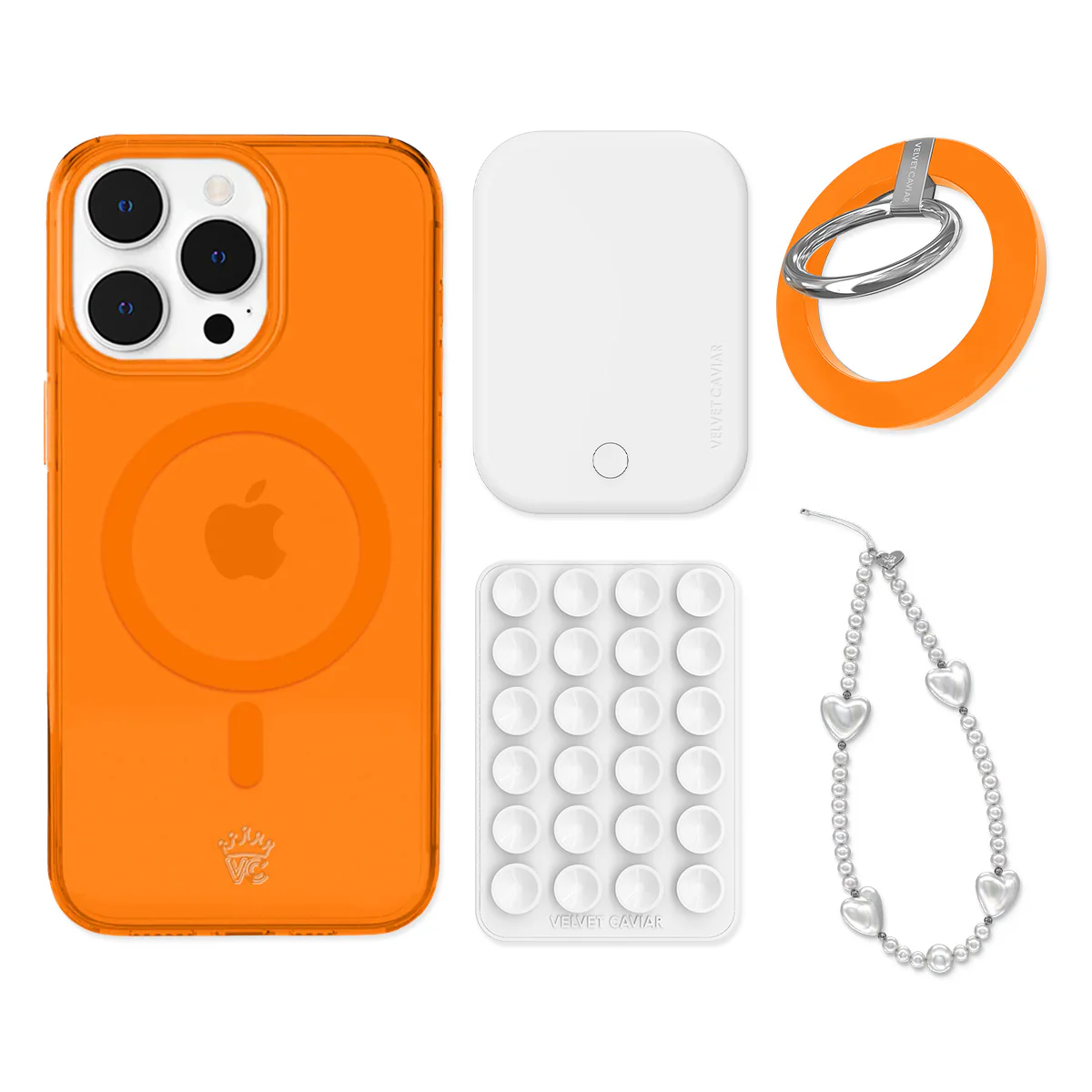 Neon Orange iPhone Bundle Set - Grip - Image 9