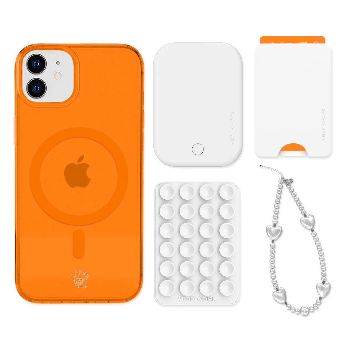 Neon Orange iPhone Bundle Set - Wallet - Image 11