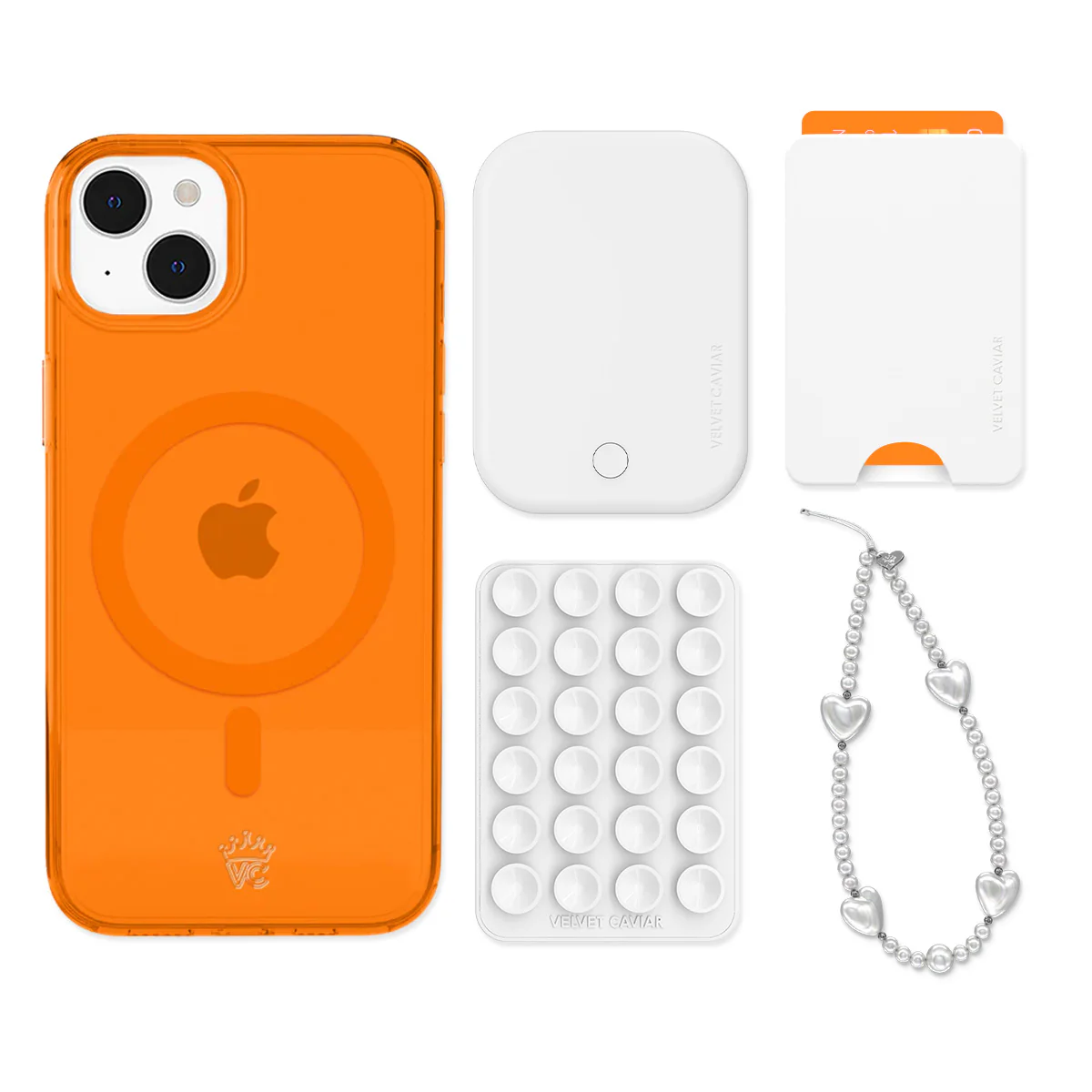 Neon Orange iPhone Bundle Set - Wallet - Image 12