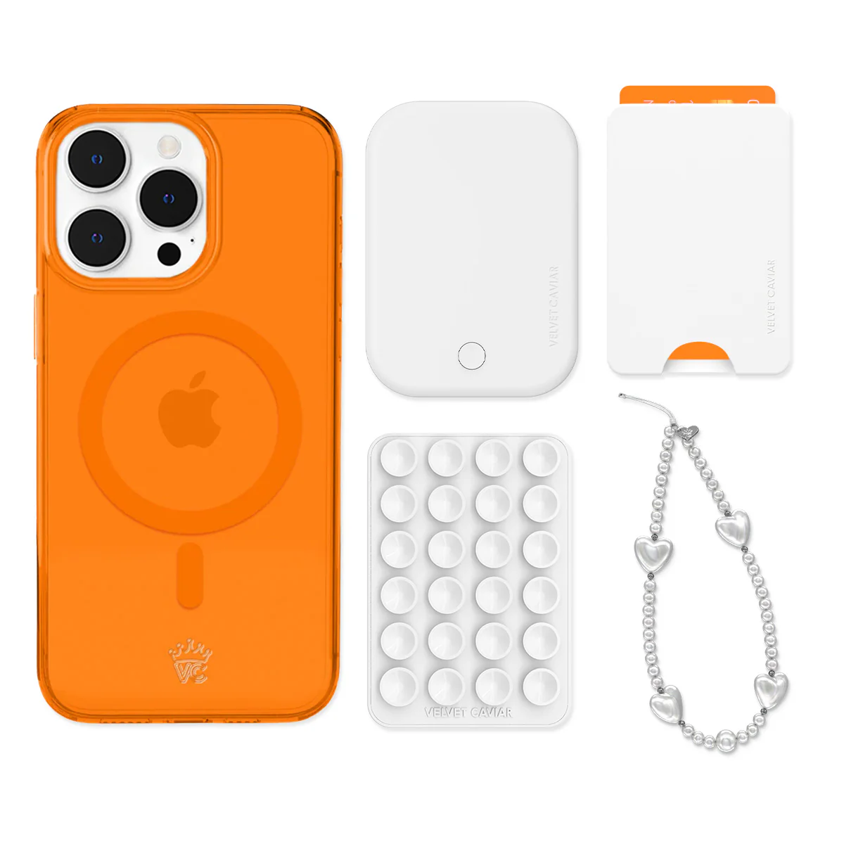 Neon Orange iPhone Bundle Set - Wallet - Image 16