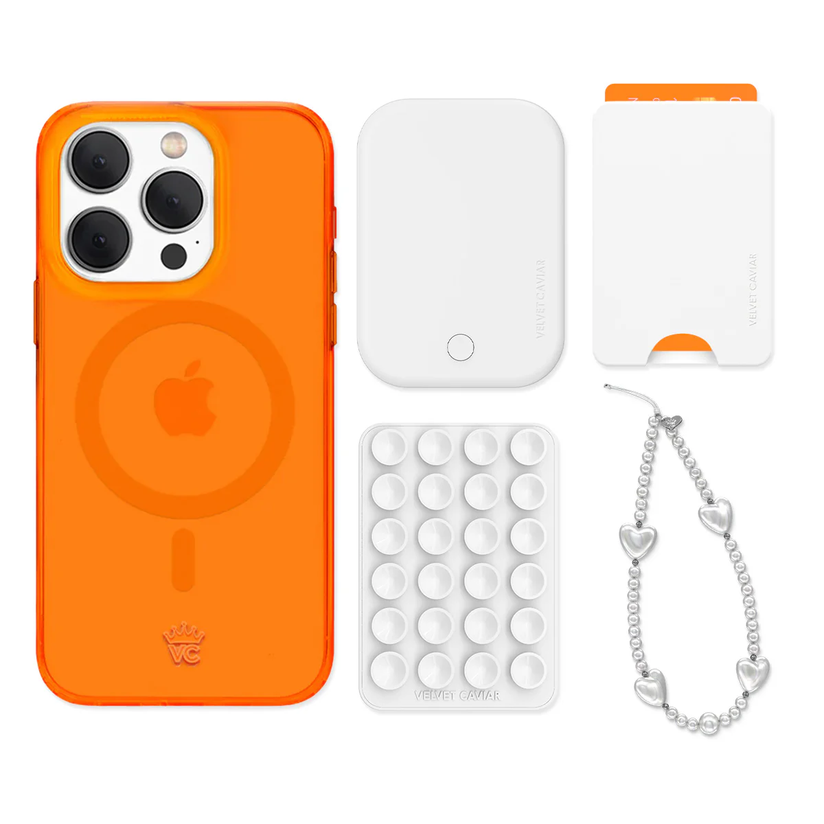Neon Orange iPhone Bundle Set - Wallet - Image 7