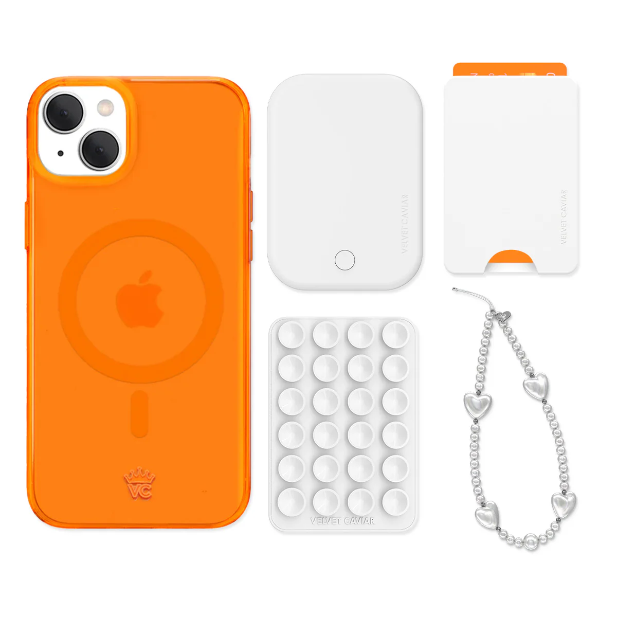 Neon Orange iPhone Bundle Set - Wallet - Image 8