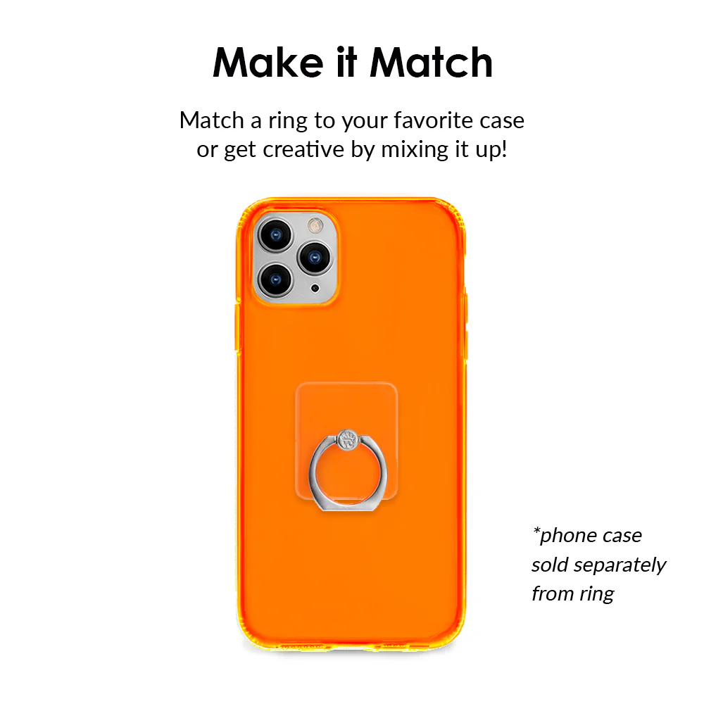 Neon Orange Phone Ring - Image 3