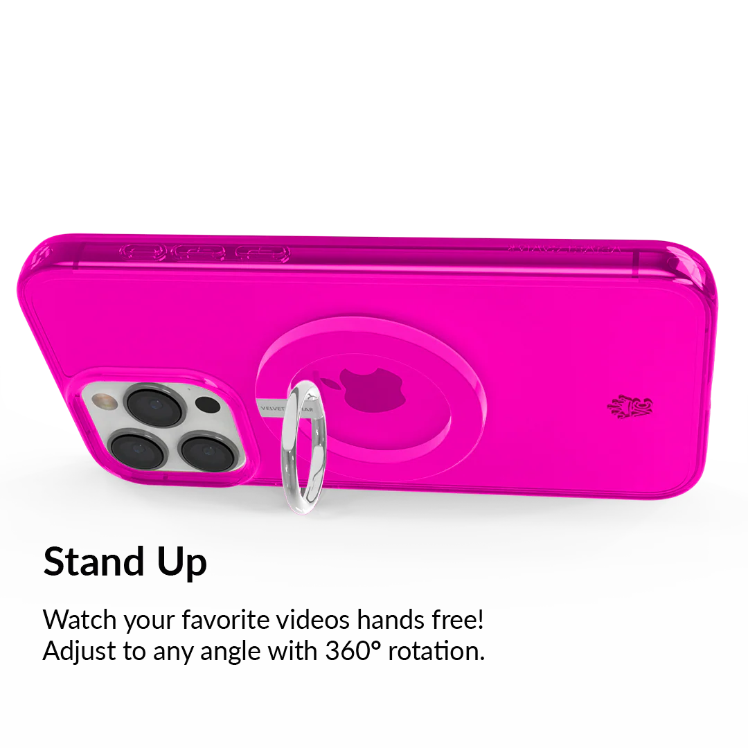 Neon Pink MagSafe Grip Ring - Image 4