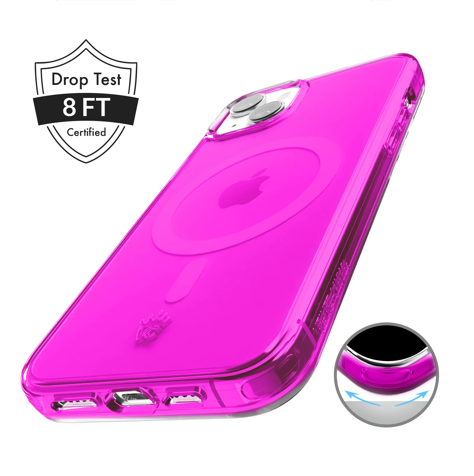 Neon Purple iPhone Case - Image 104