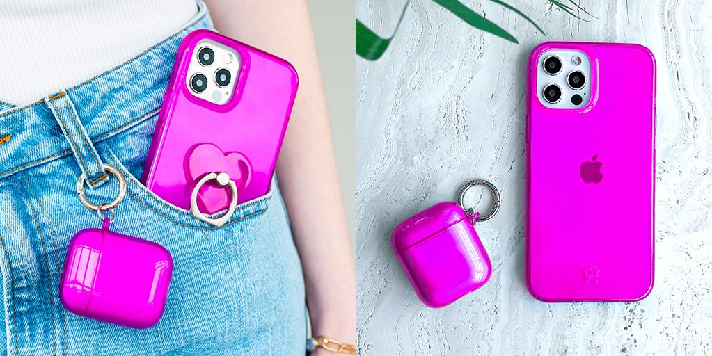 Neon Purple iPhone Case - Image 93