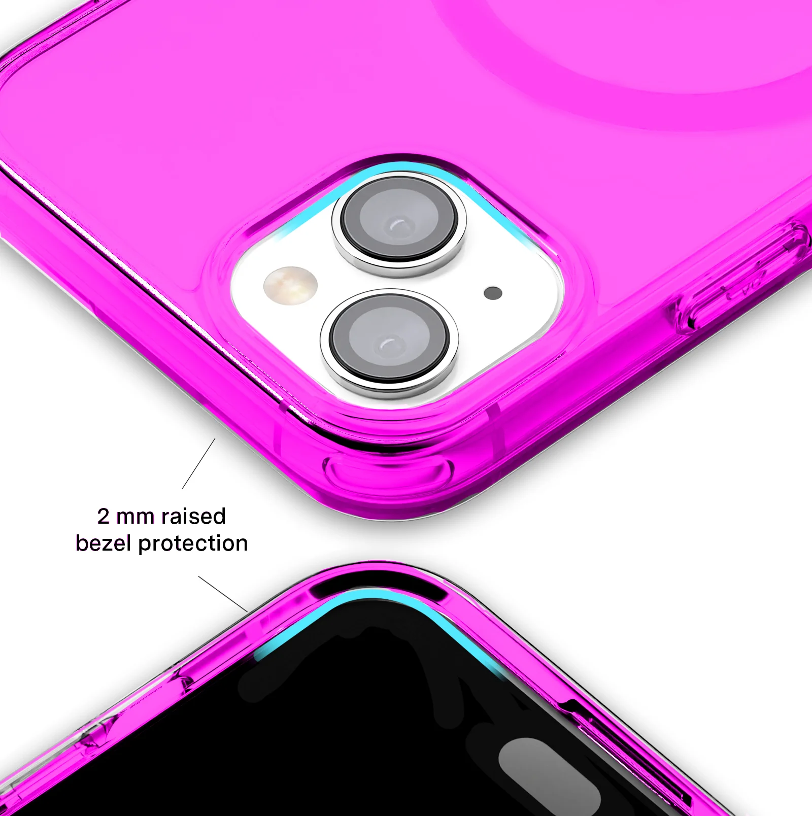 Neon Purple iPhone Case - Image 96