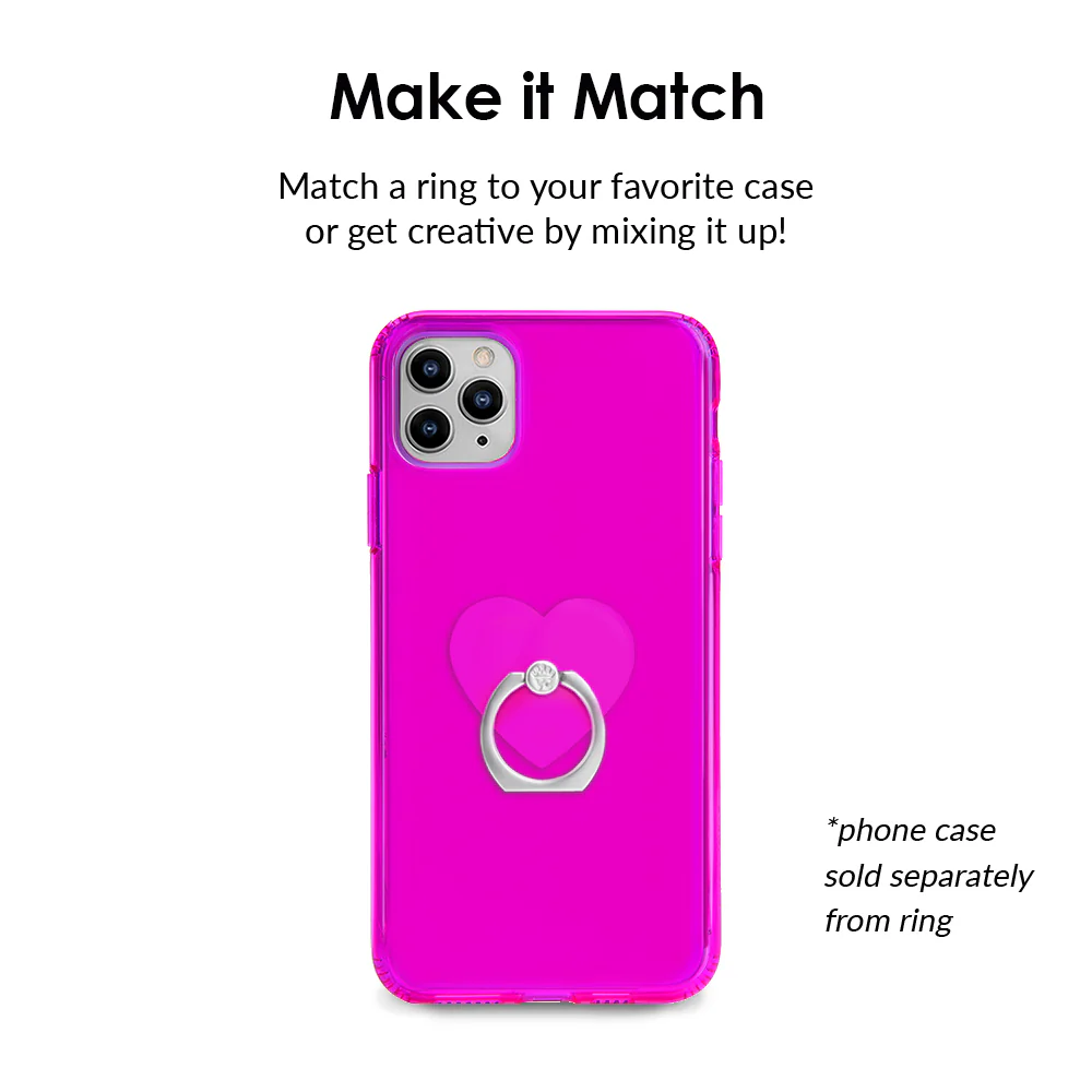 Neon Purple Phone Ring - Image 3