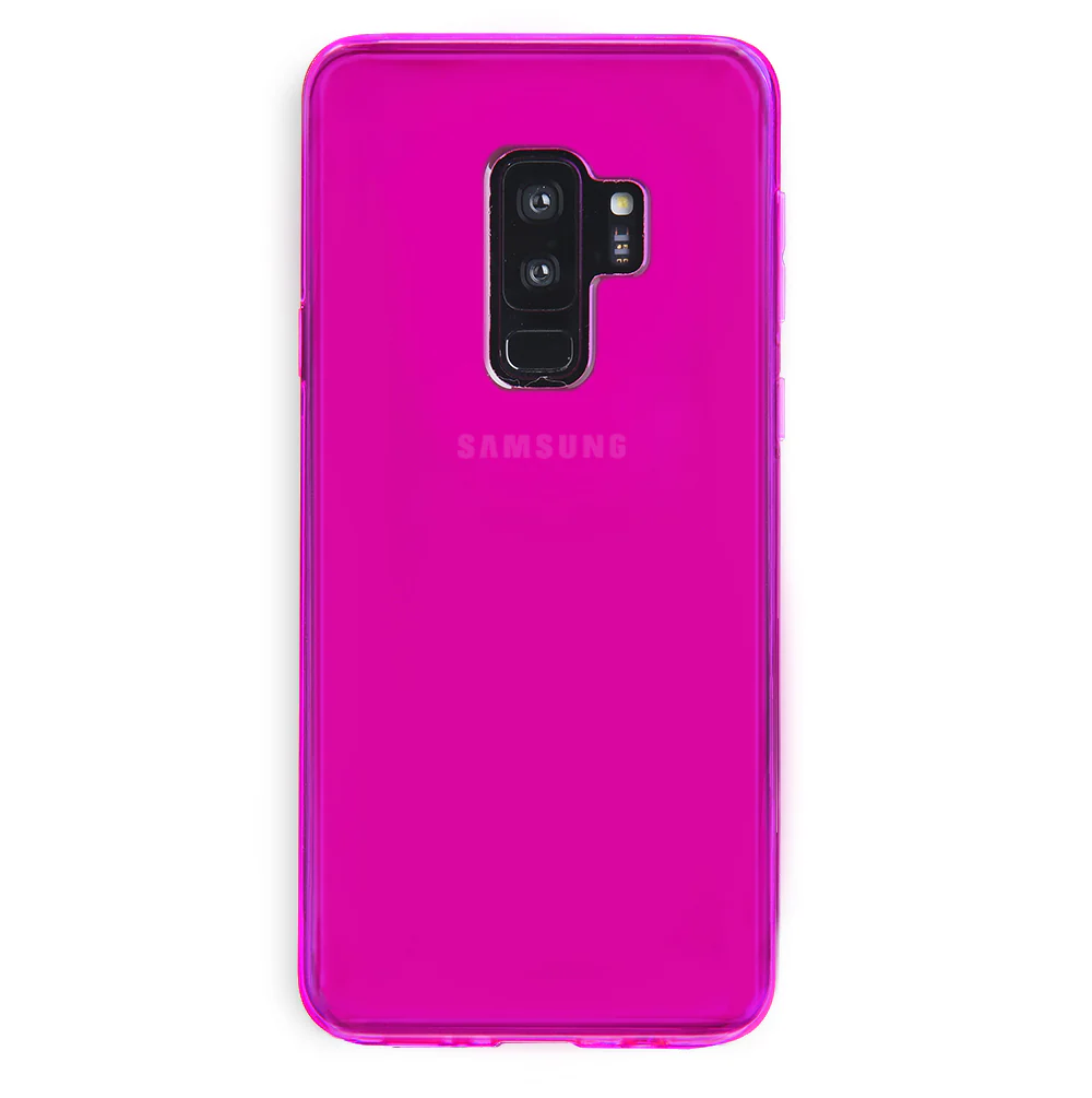 Neon Purple Clear Samsung Case - Image 18