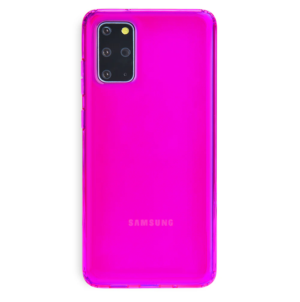 Neon Purple Clear Samsung Case - Image 7