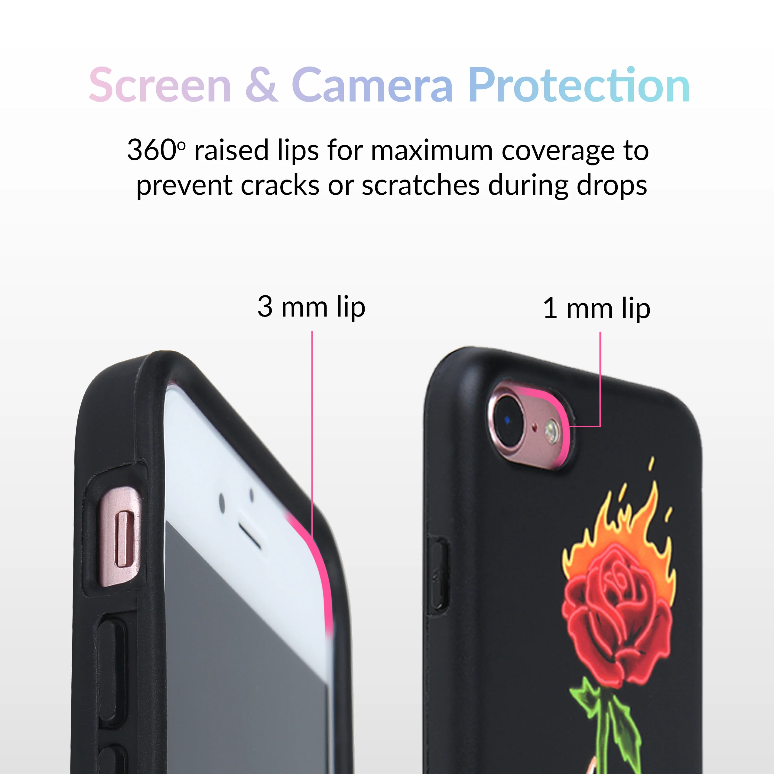 Neon Rose iPhone Case by Nessa - Image 10