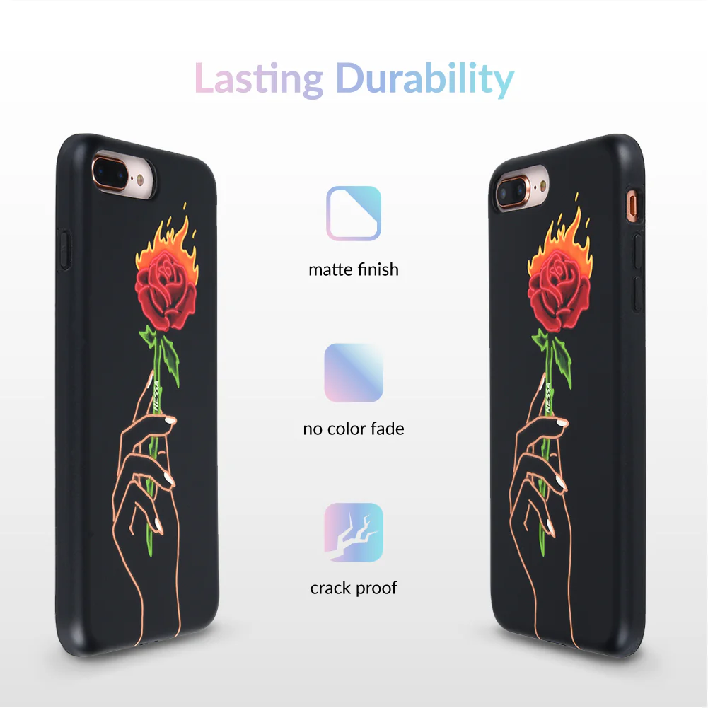 Neon Rose iPhone Case by Nessa - Image 19