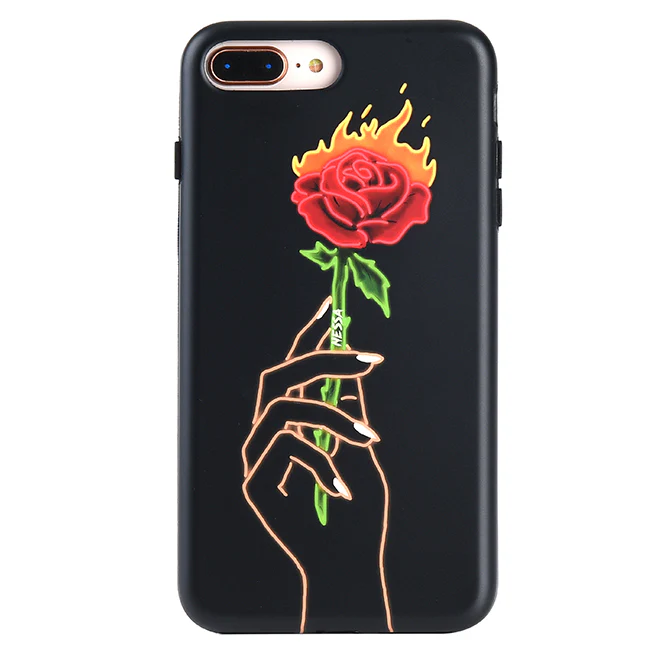 Neon Rose iPhone Case by Nessa - Image 22