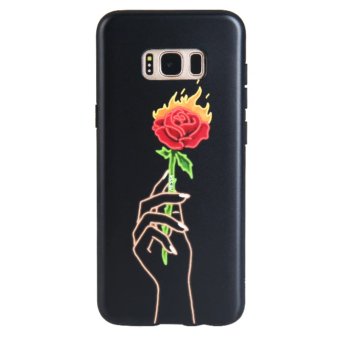 Neon Rose iPhone Case by Nessa - Image 46