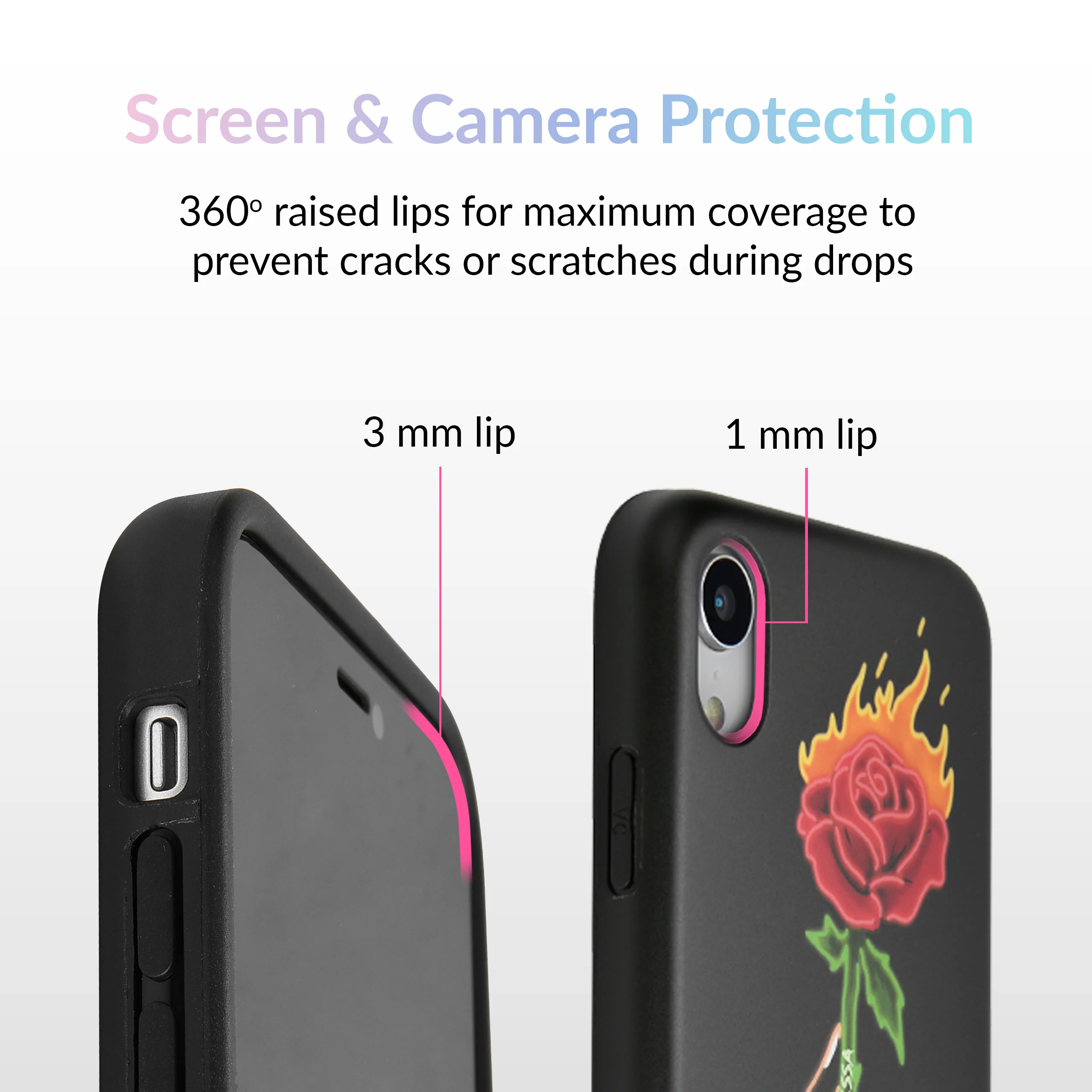 Neon Rose iPhone Case by Nessa - Image 65
