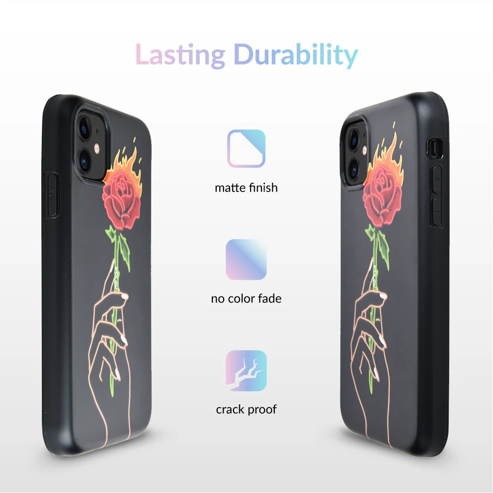 Neon Rose iPhone Case by Nessa - Image 73