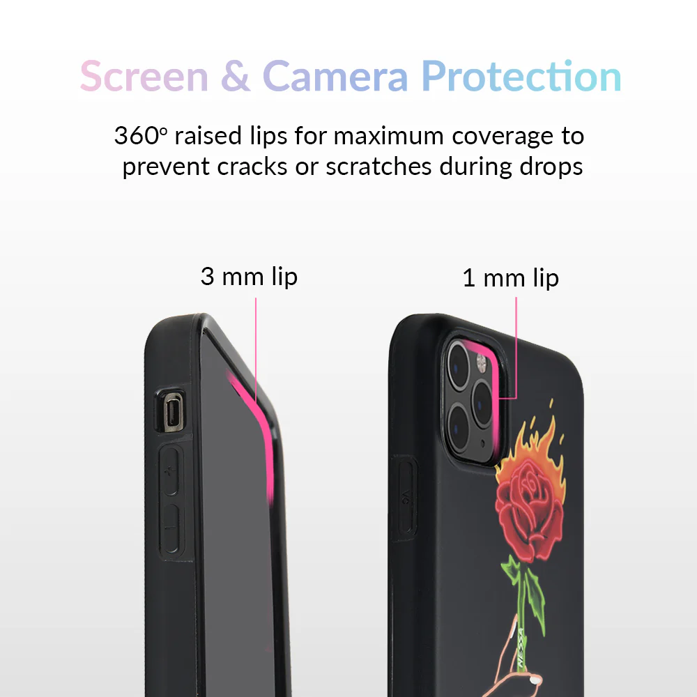 Neon Rose iPhone Case by Nessa - Image 76