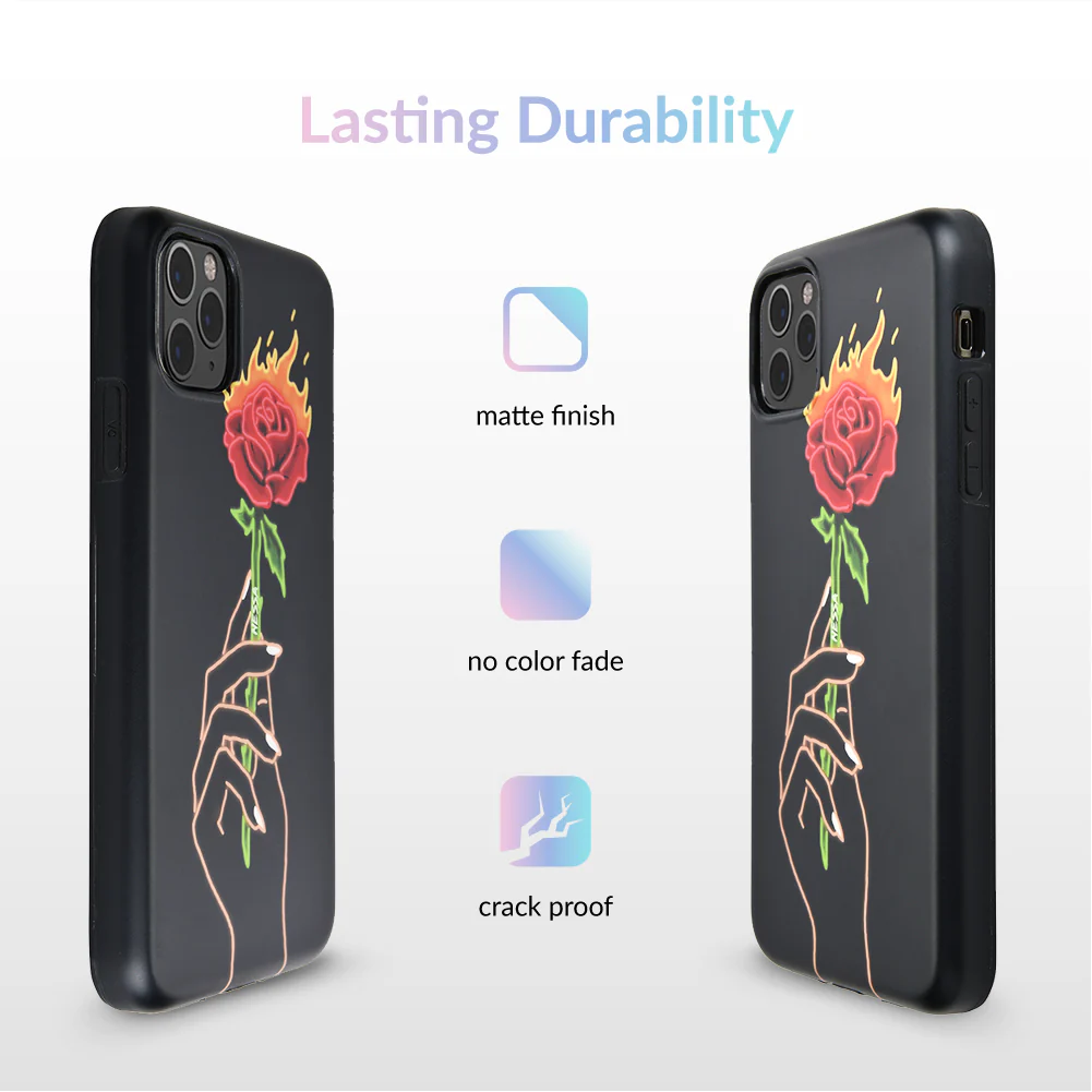 Neon Rose iPhone Case by Nessa - Image 83