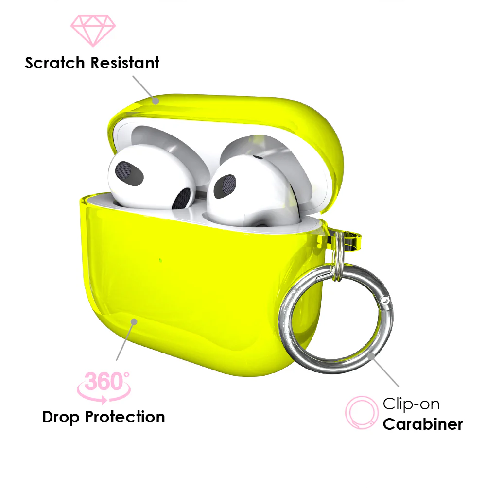 Neon Yellow AirPods Case - Image 12