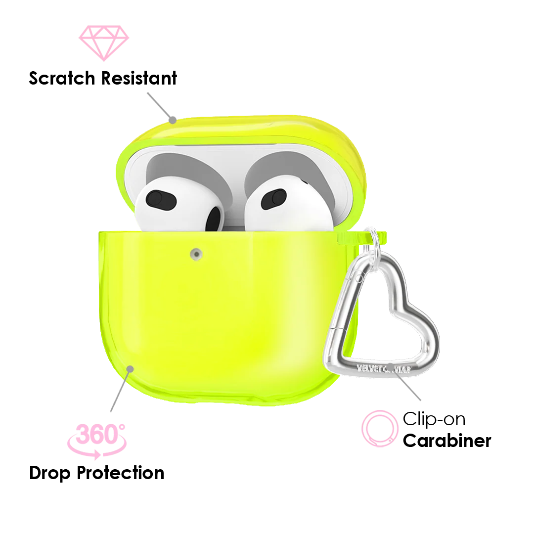 Neon Yellow AirPods Case - Image 17