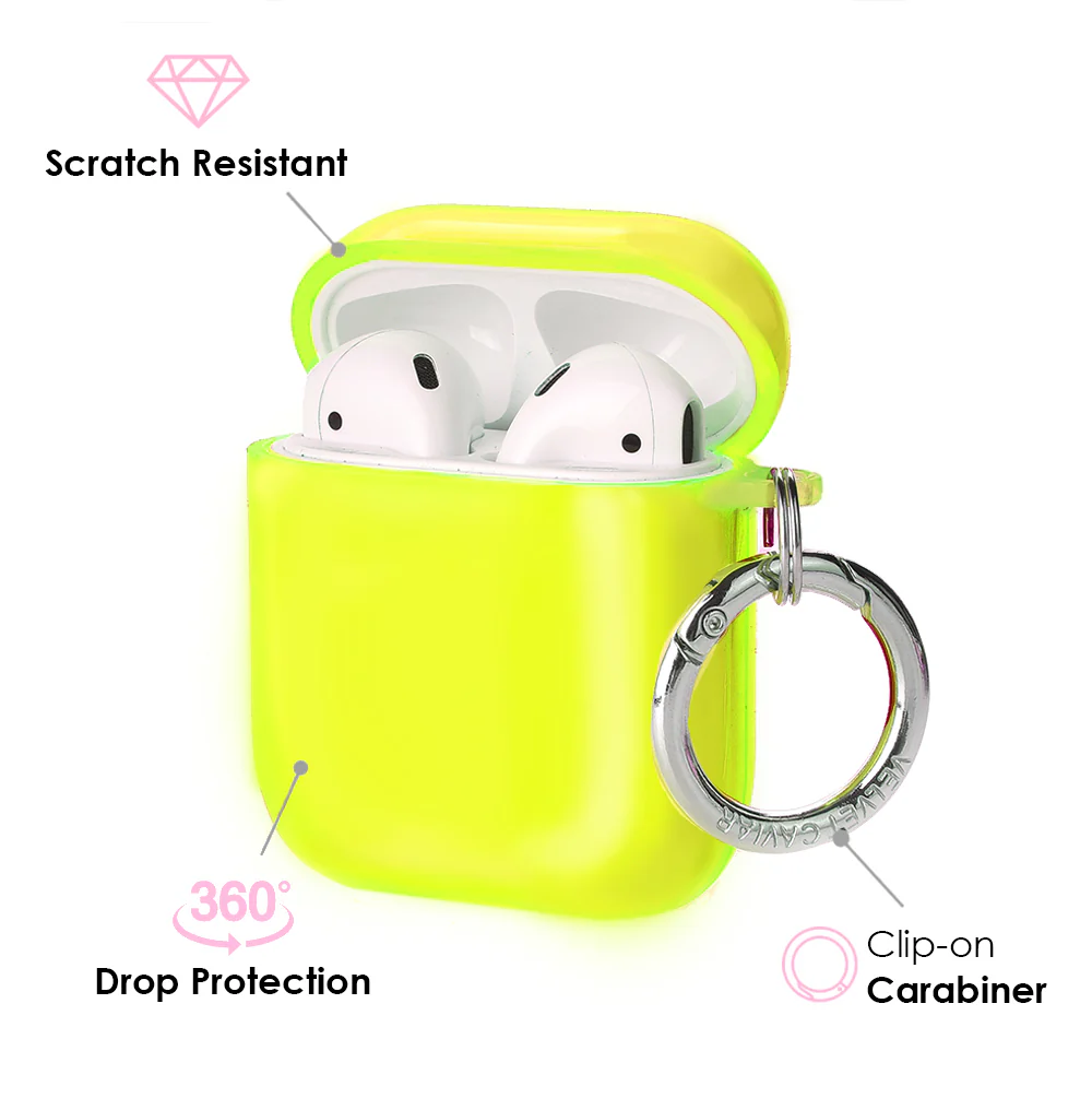Neon Yellow AirPods Case - Image 3