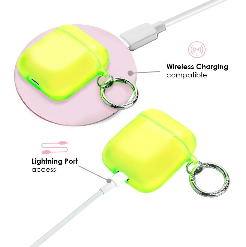 Neon Yellow AirPods Case - Image 4