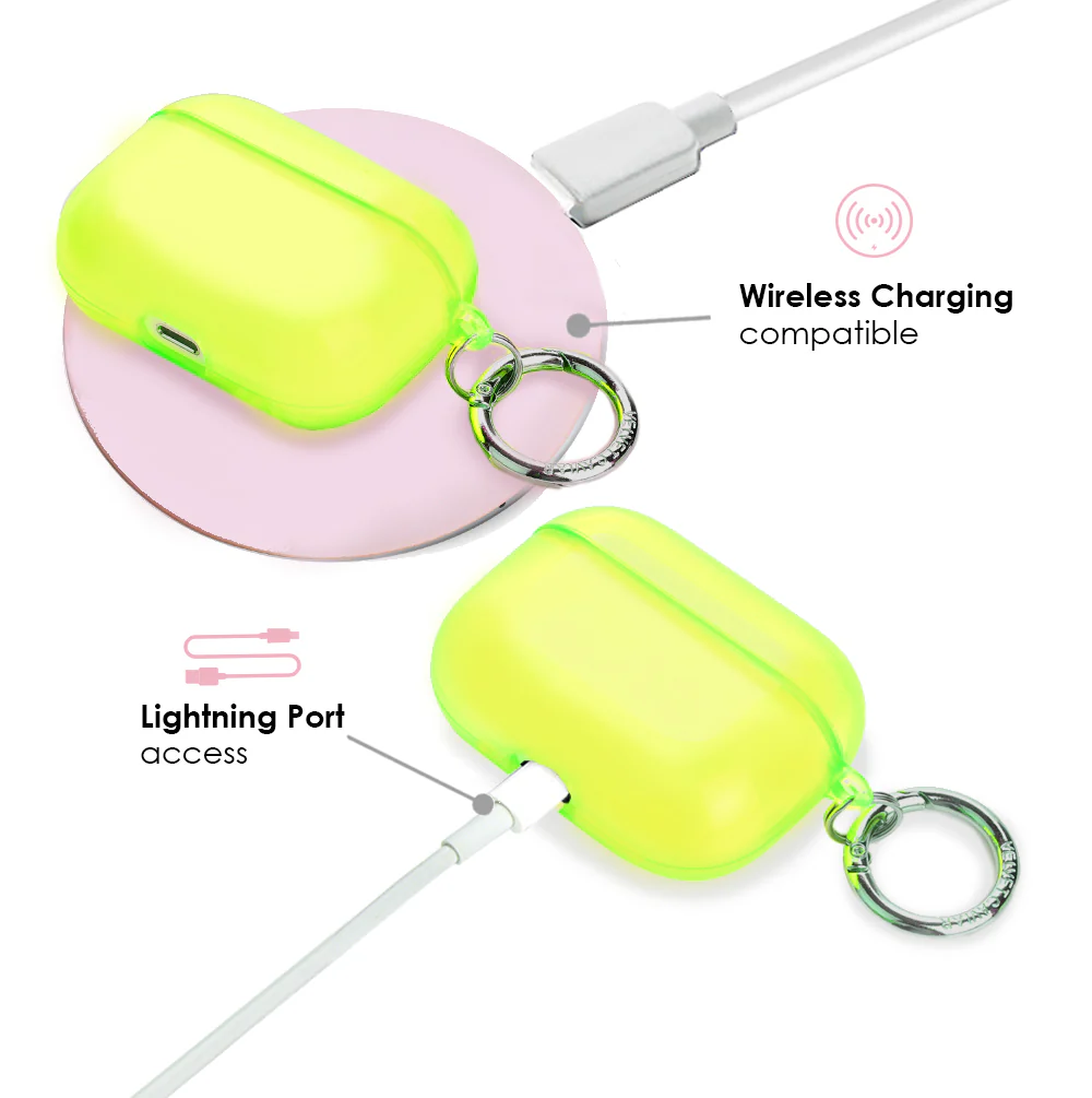 Neon Yellow AirPods Case - Image 9