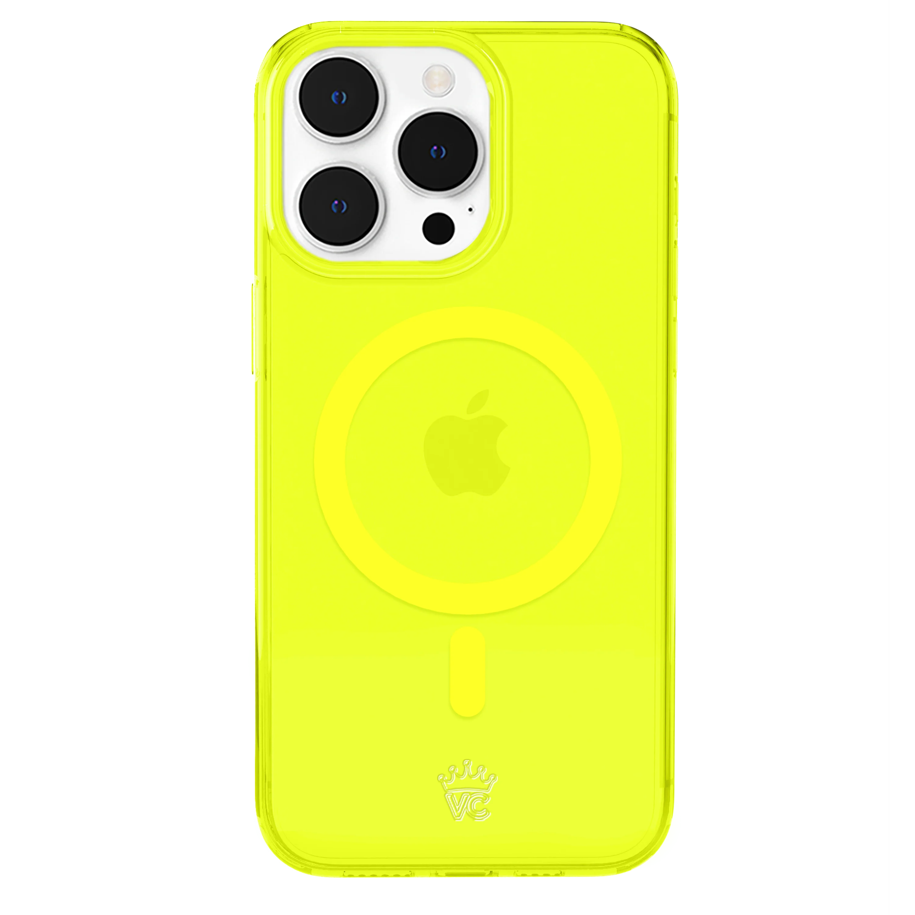 Neon Yellow Clear iPhone Case - Image 100
