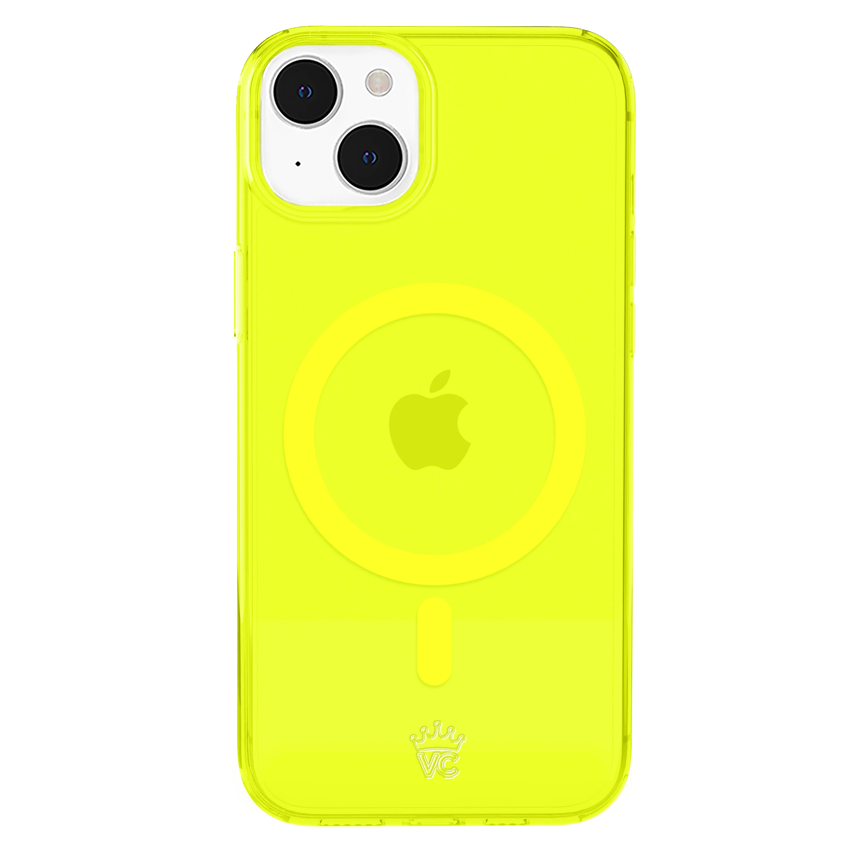 Neon Yellow Clear iPhone Case - Image 106