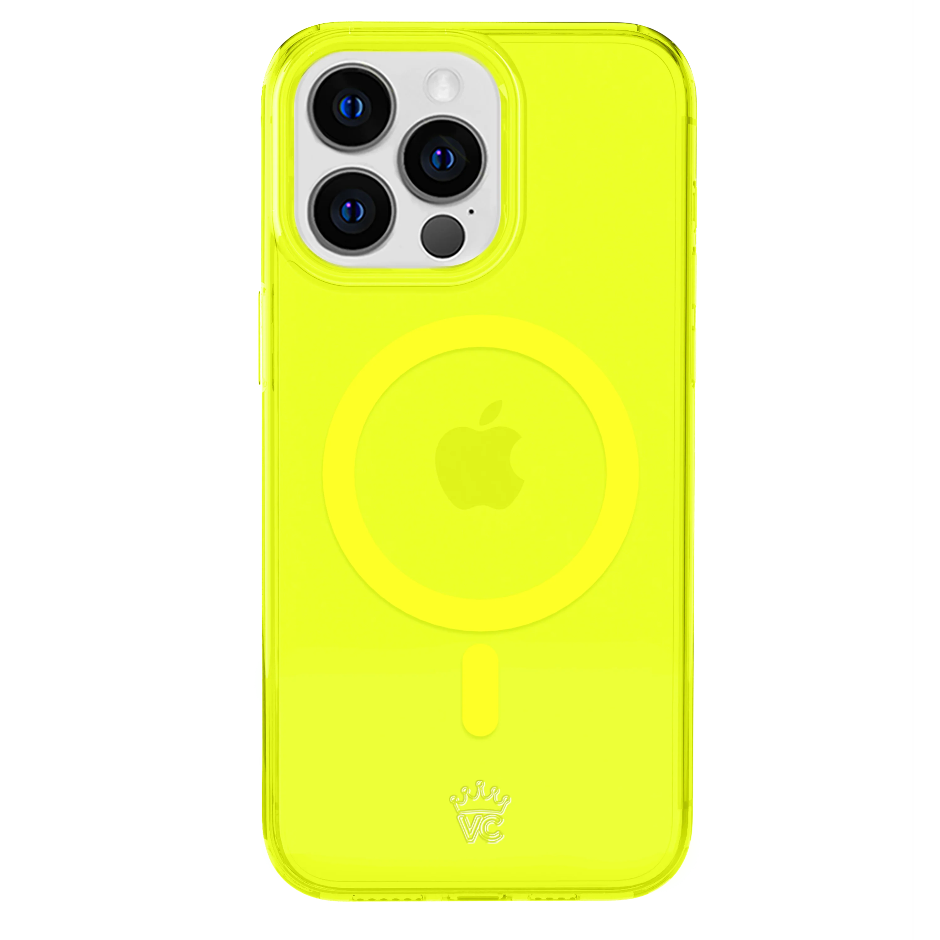 Neon Yellow Clear iPhone Case - Image 112