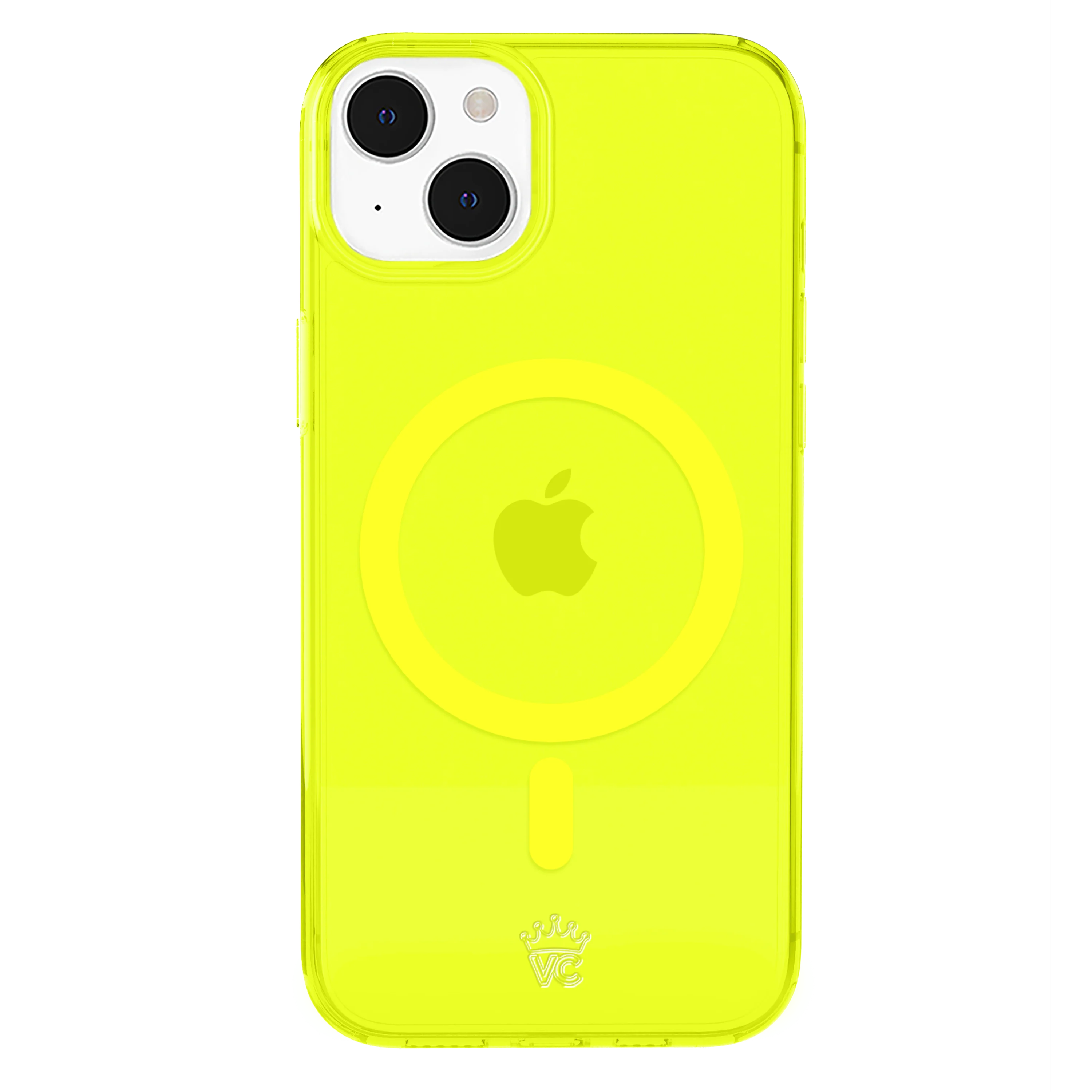 Neon Yellow Clear iPhone Case - Image 118