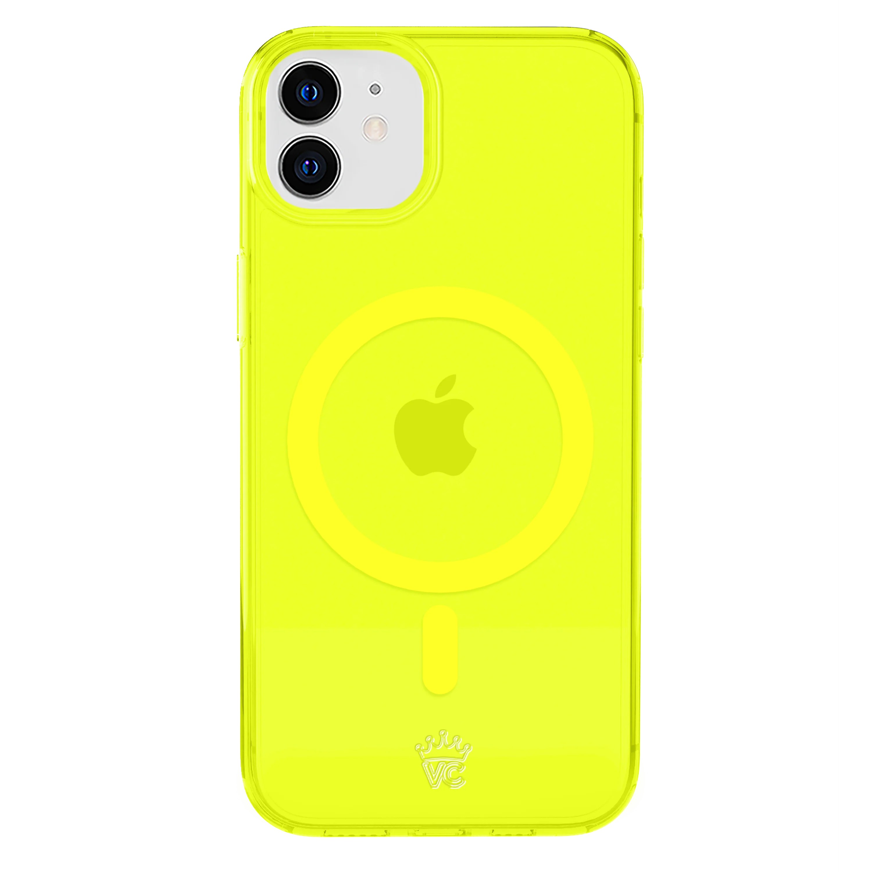 Neon Yellow Clear iPhone Case - Image 136