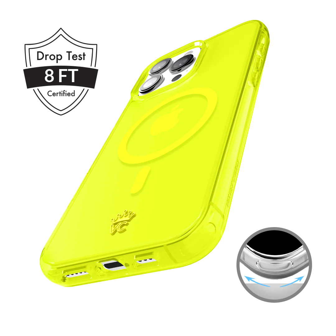 Neon Yellow Clear iPhone Case - Image 146