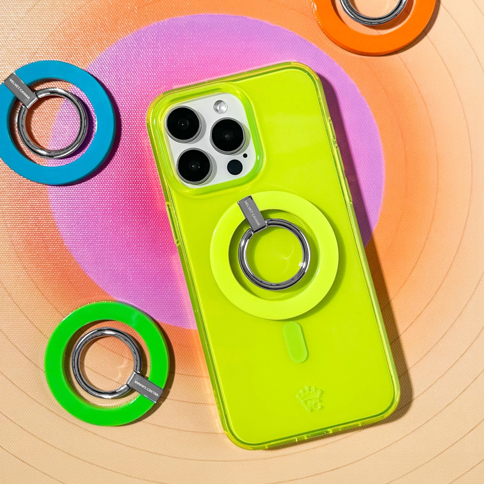 Neon Yellow Clear iPhone Case - Image 155