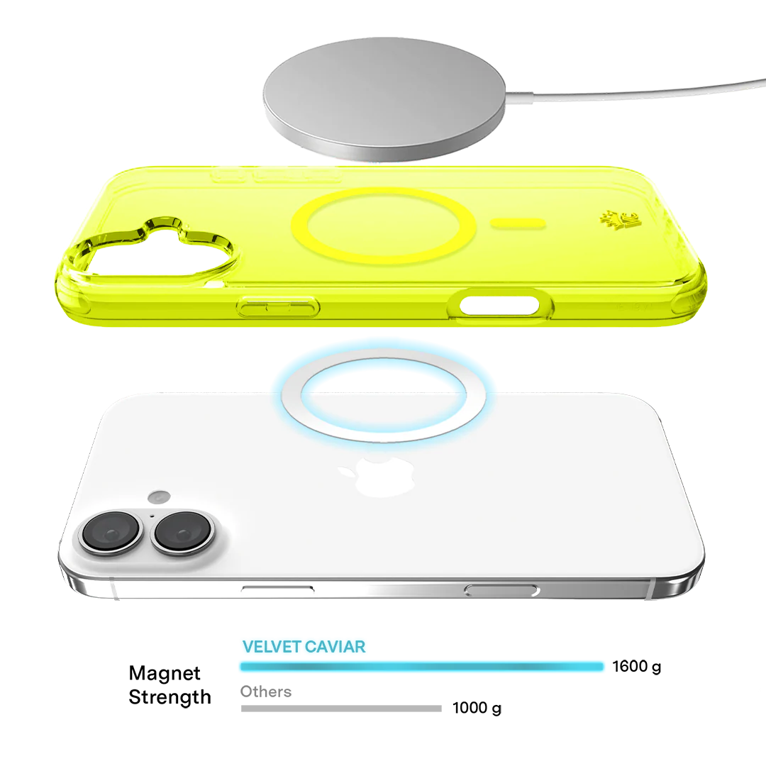 Neon Yellow Clear iPhone Case - Image 163