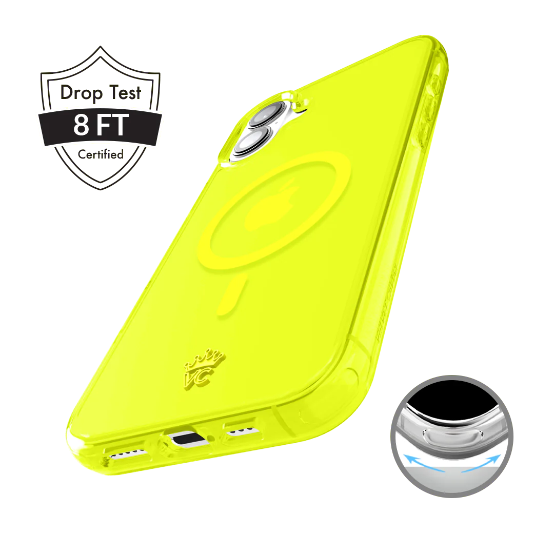 Neon Yellow Clear iPhone Case - Image 164
