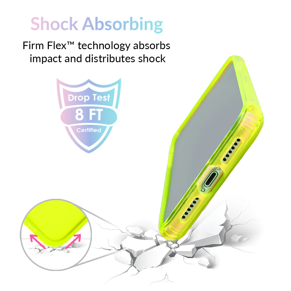 Neon Yellow Clear iPhone Case - Image 23