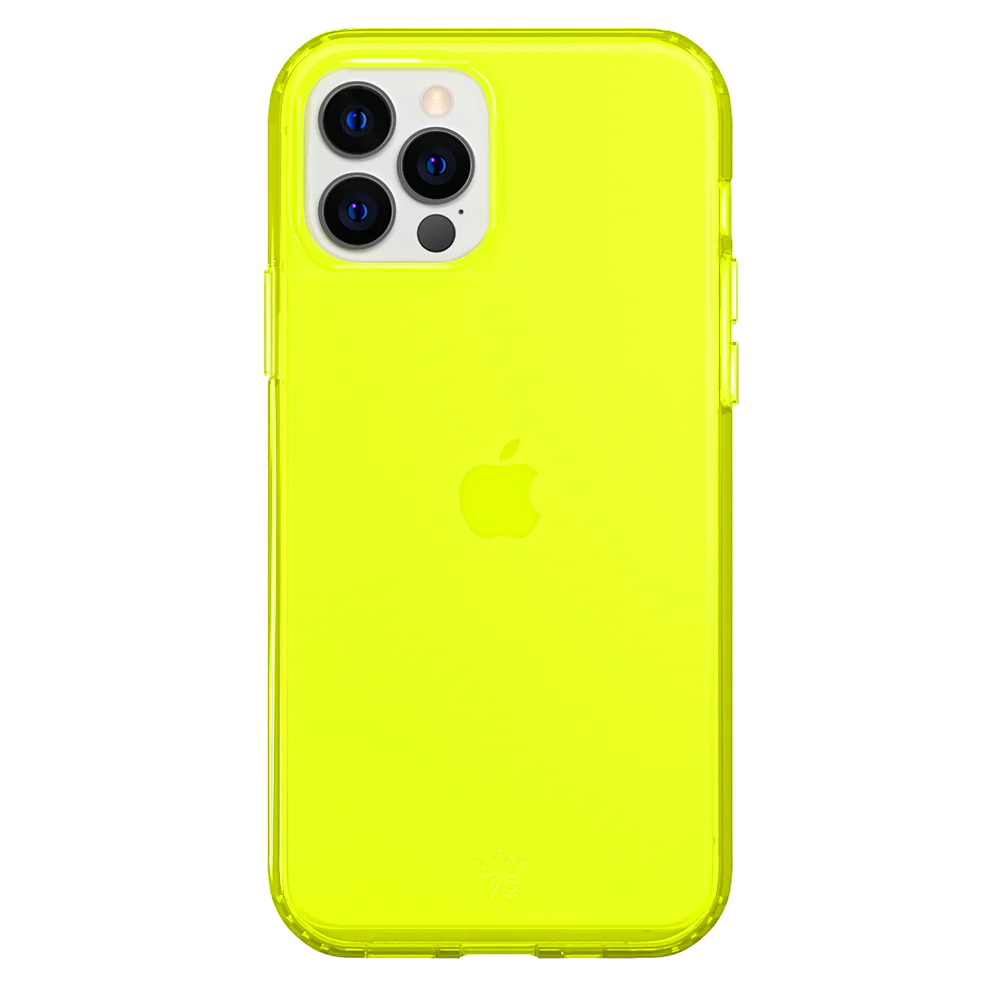 Neon Yellow Clear iPhone Case - Image 45