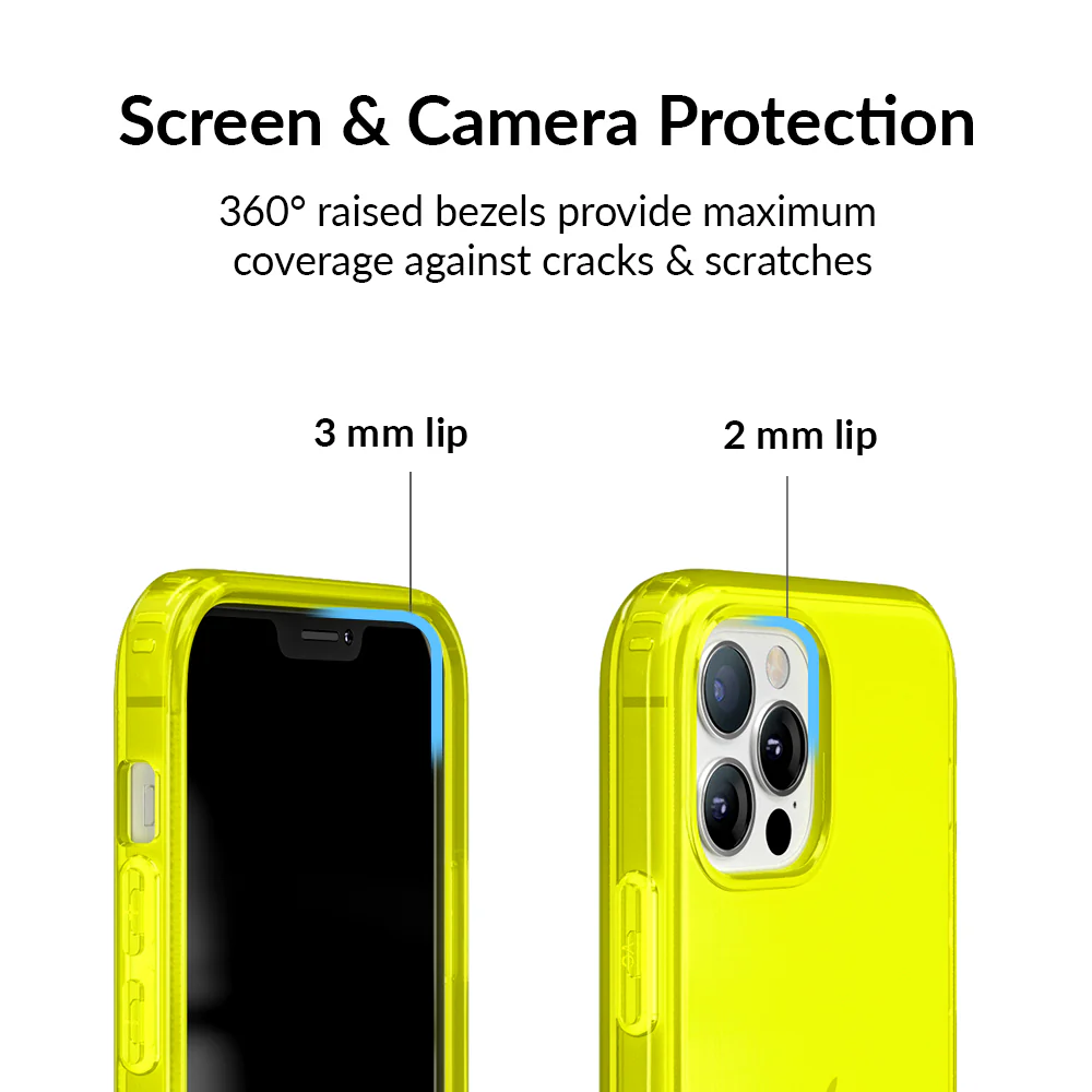 Neon Yellow Clear iPhone Case - Image 46