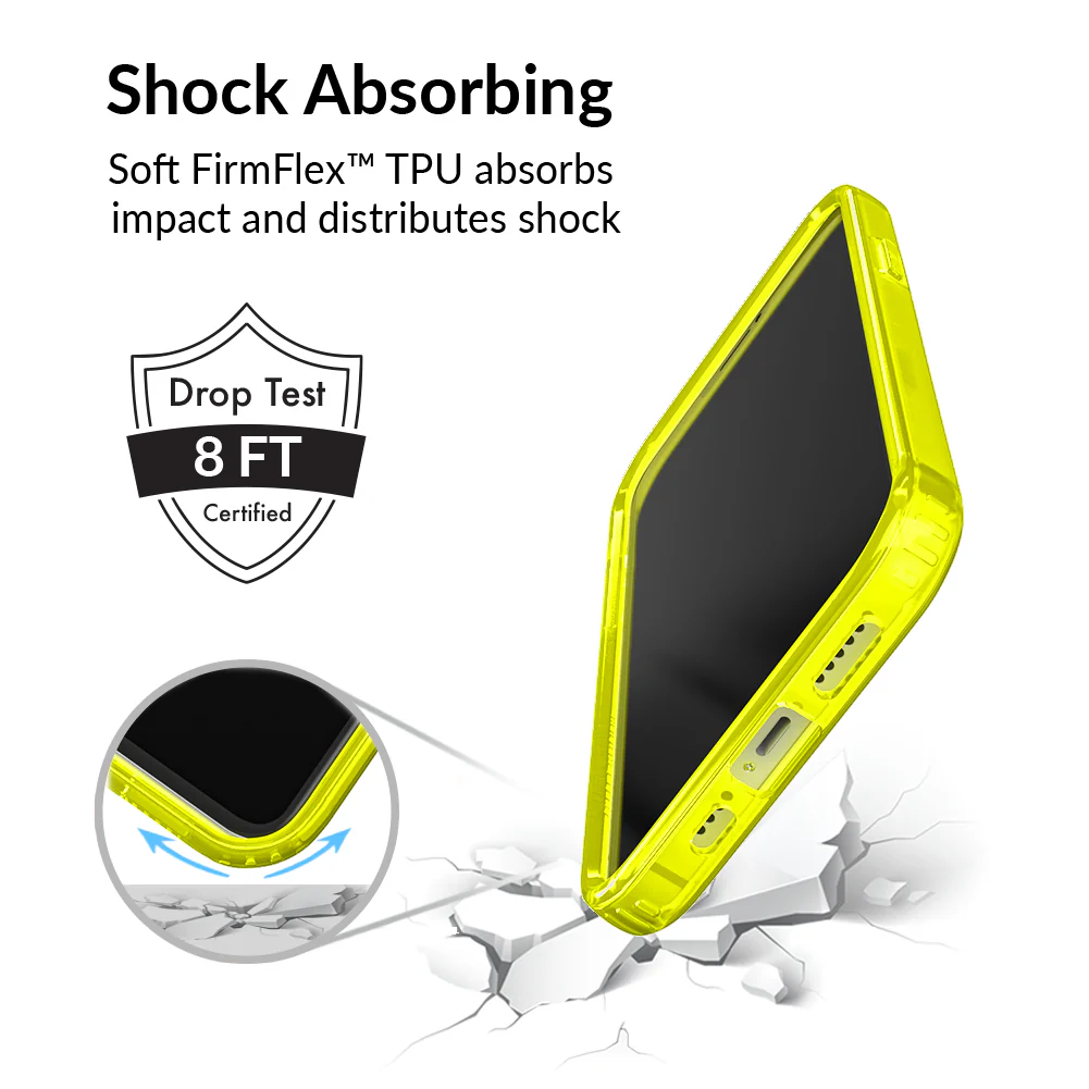 Neon Yellow Clear iPhone Case - Image 48