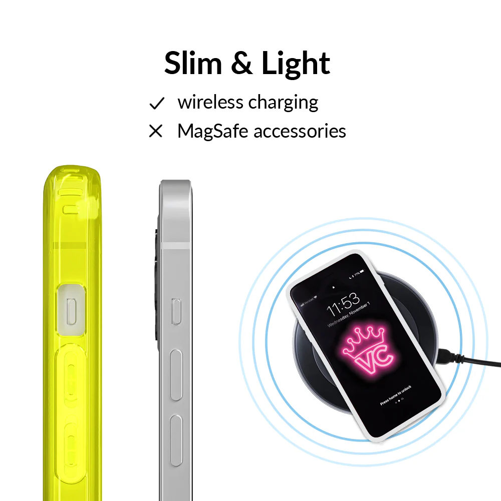 Neon Yellow Clear iPhone Case - Image 56