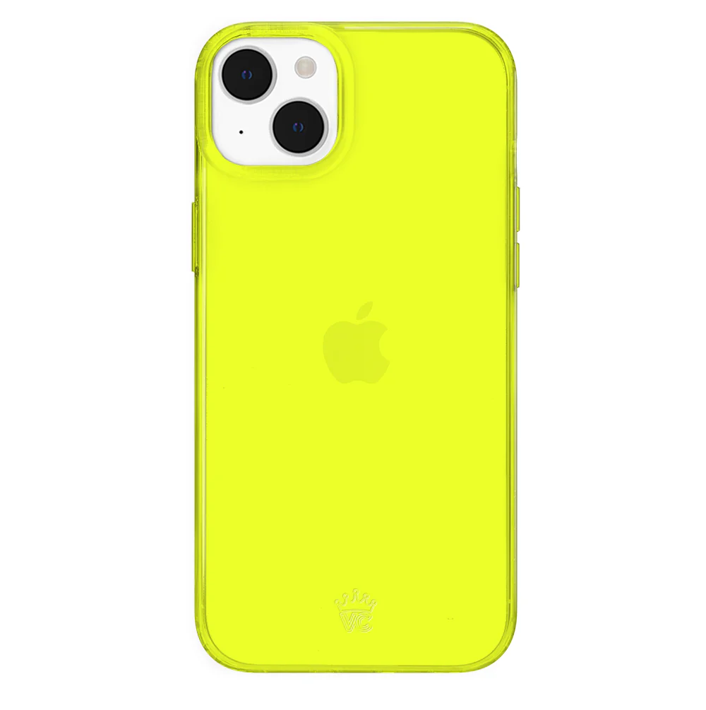 Neon Yellow Clear iPhone Case - Image 64