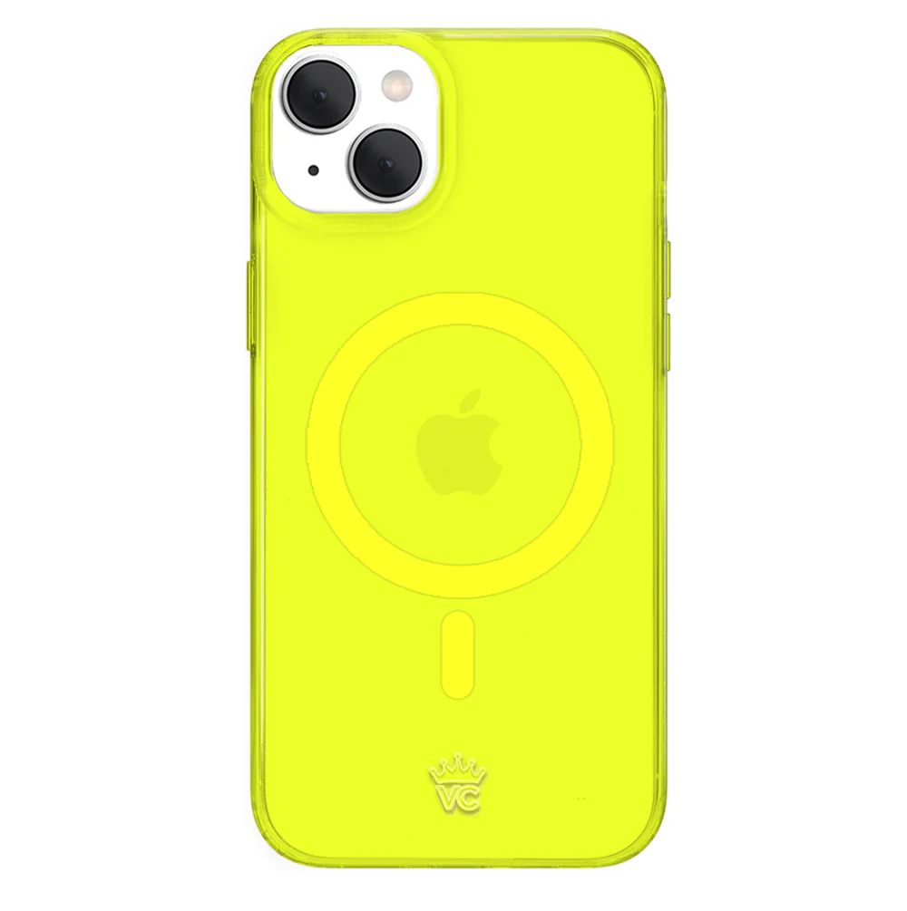 Neon Yellow Clear iPhone Case - Image 76