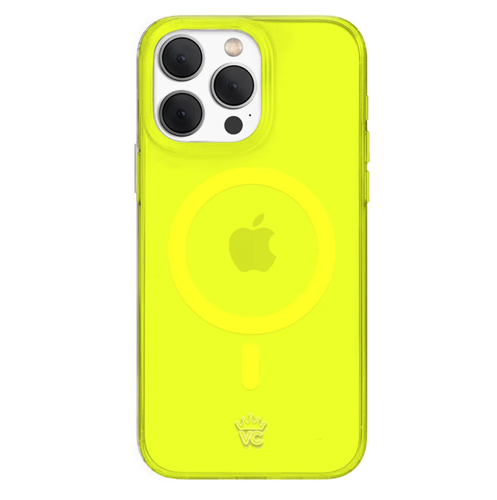 Neon Yellow Clear iPhone Case - Image 94
