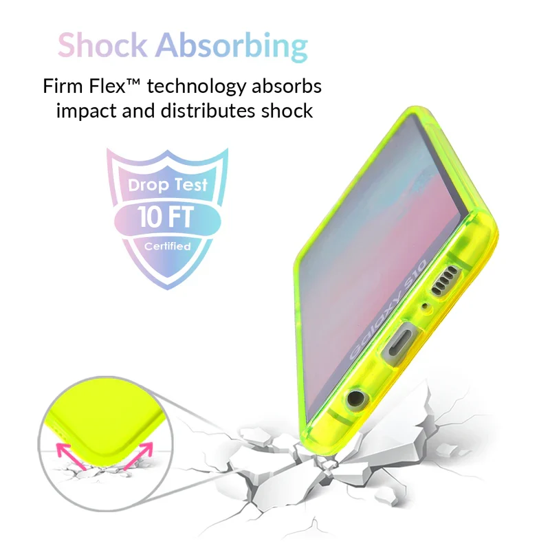 Neon Yellow Clear Samsung Case - Image 19