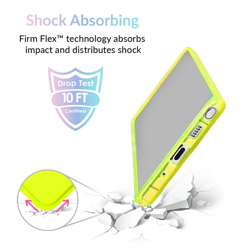 Neon Yellow Clear Samsung Case - Image 24