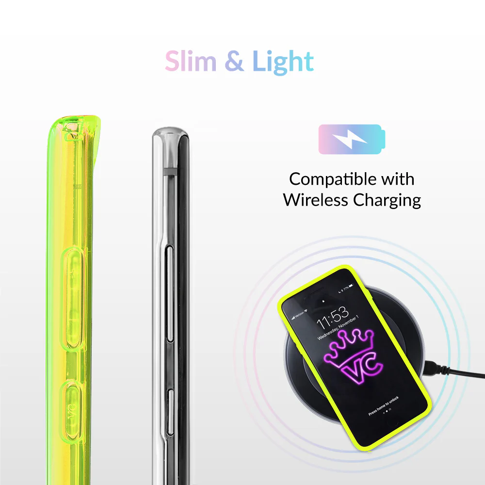 Neon Yellow Clear Samsung Case - Image 31