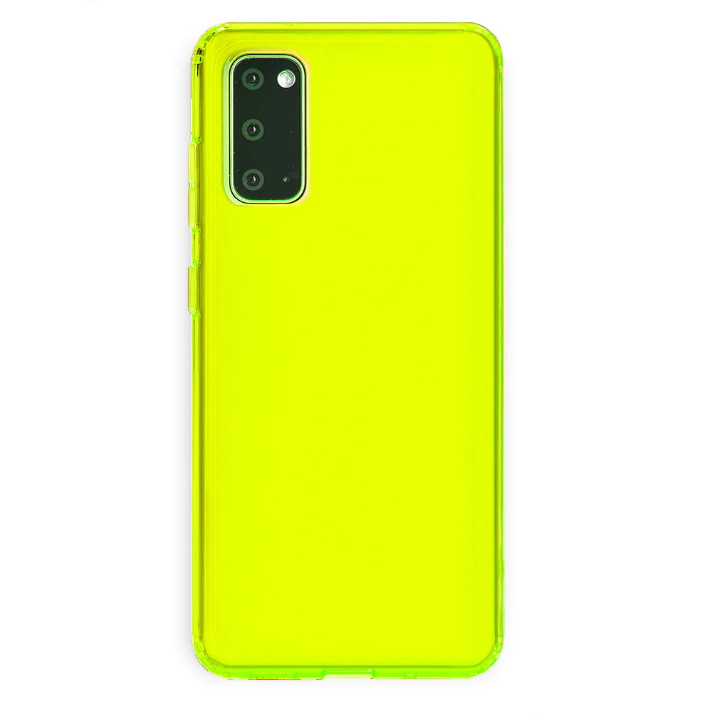 Neon Yellow Clear Samsung Case - Image 37
