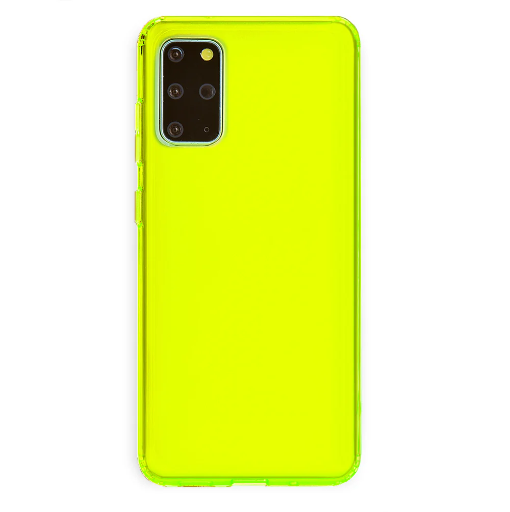 Neon Yellow Clear Samsung Case - Image 43